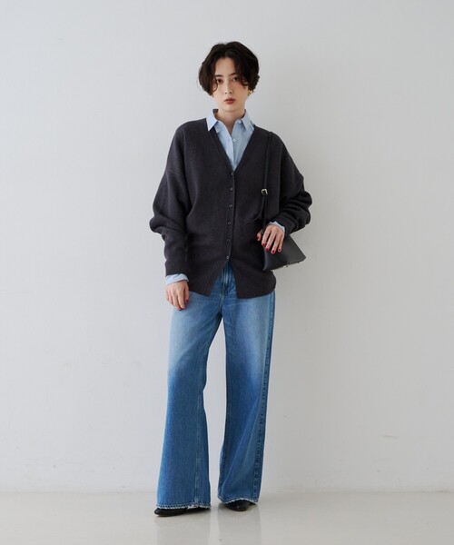 upperhights(アッパーハイツ)の「【upper hights / アッパーハイツ】THE LINA/ザ リナ ワイドストレートデニム(デニムパンツ・レディース・ブルー・23/24/25/22)」の10枚目の写真