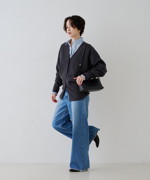 upperhights(アッパーハイツ)の「【upper hights / アッパーハイツ】THE LINA/ザ リナ ワイドストレートデニム(デニムパンツ・レディース・ブルー・23/24/25/22)」の11枚目の写真