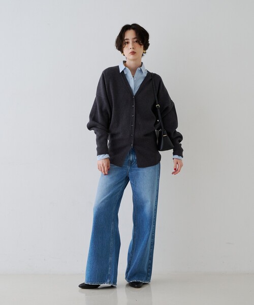 upperhights(アッパーハイツ)の「【upper hights / アッパーハイツ】THE LINA/ザ リナ ワイドストレートデニム(デニムパンツ・レディース・ブルー・23/24/25/22)」の13枚目の写真