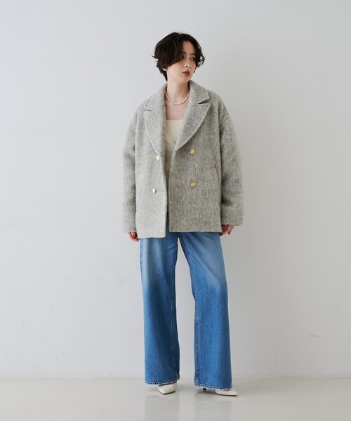 upperhights(アッパーハイツ)の「【upper hights / アッパーハイツ】THE LINA/ザ リナ ワイドストレートデニム(デニムパンツ・レディース・ブルー・23/24/25/22)」の16枚目の写真