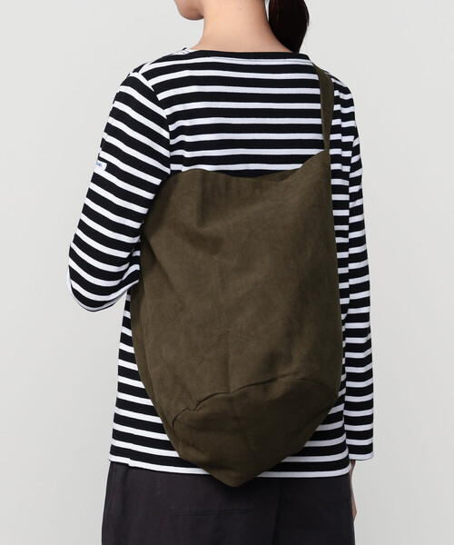Bshop(ビショップ)の「7115 by SZEKI | コットン 2WAY ショルダーバッグ UNISEX(ショルダーバッグ・レディース・ブラック/ブラウン・ONE)」の12枚目の写真