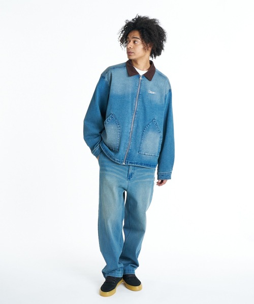 ELEMENT(エレメント)の「ELEMENT メンズ SHOD PANTS BIG デニムパンツ 【2026年秋冬モデル】/エレメントツータックワイドデニム(デニムパンツ・メンズ・ブラック系その他/ブルー系その他・X-LARGE/LARGE/MEDIUM)」の7枚目の写真