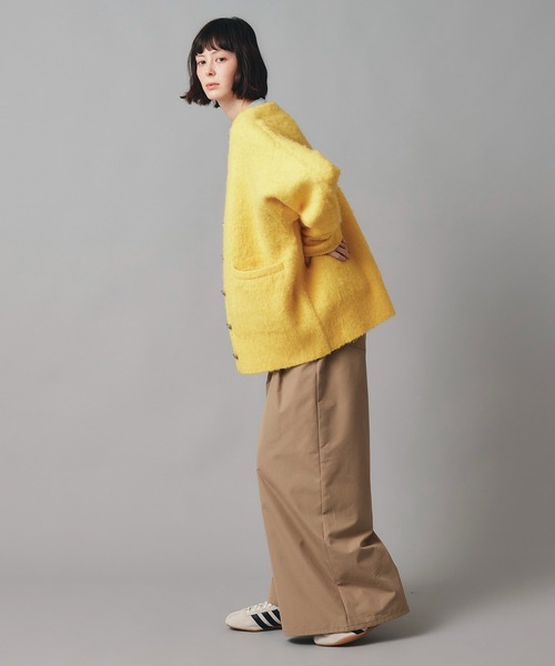 AT THE TRNK(アットザトランク)の「チノ ワイド パンツ AT THE TRNK(チノパンツ・レディース・ベージュ/ブラック・S/M)」の22枚目の写真