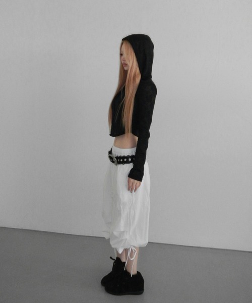 THEAIRTOWN(ジエアタウン)の「rose crop hz(パーカー・レディース・ブラック/アイボリー/ライトピンク・FREE)」の21枚目の写真