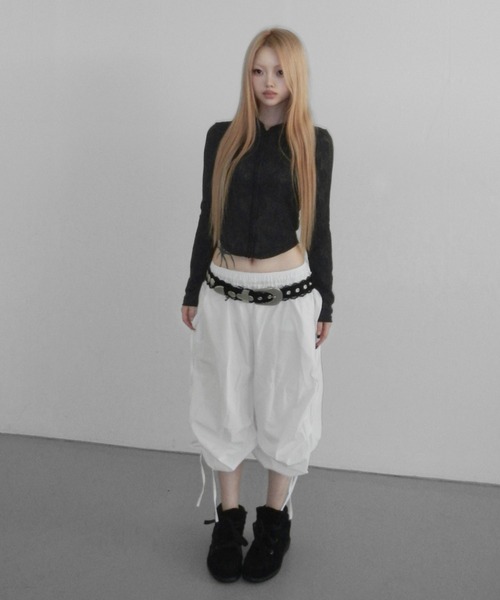THEAIRTOWN(ジエアタウン)の「rose crop hz(パーカー・レディース・ブラック/アイボリー/ライトピンク・FREE)」の20枚目の写真