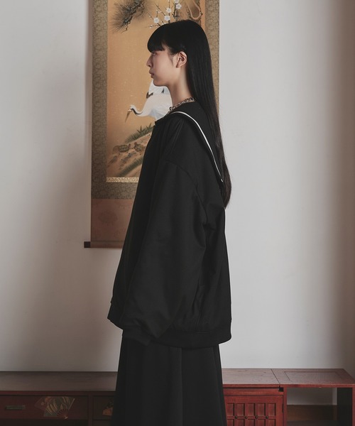 狐独(コドク)の「セーラーカラーチャイナブルゾン(ブルゾン・メンズ・ネイビー/ブラック・LARGE/MEDIUM)」の19枚目の写真