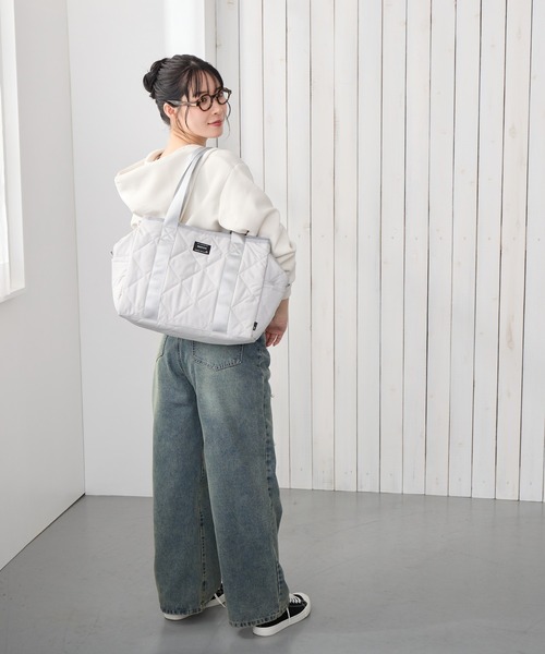 ROOTOTE(ルートート)の「ROOTOTE ルートート SN.グランデ.hacco-A(トートバッグ・レディース・カーキ系/グレー系/ブラック系/ピンク系・FREE)」の5枚目の写真