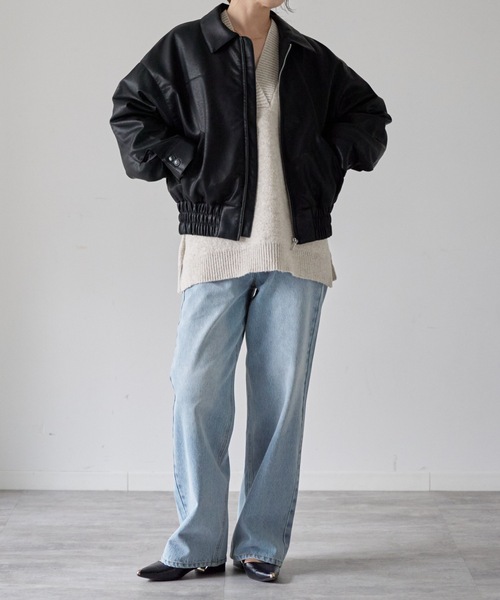 model: 162cm. 着用サイズ：FREE