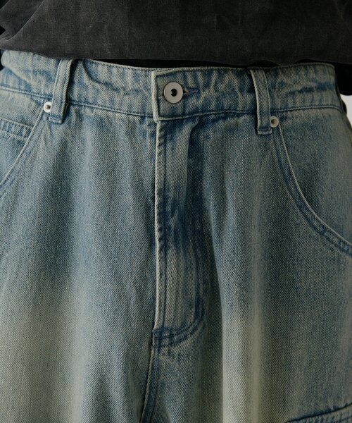 goocy(グーシー)の「デニムワイドカーゴパンツ(デニムパンツ・メンズ・ブルー/インディゴブルー/ブラック・X-LARGE/LARGE/MEDIUM)」の19枚目の写真