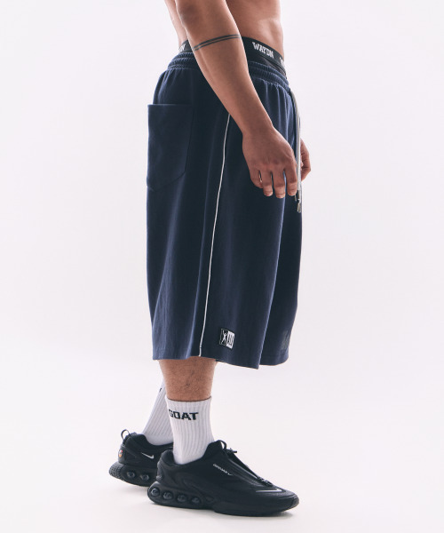WAYDN(ウェイドゥン)の「ALI パッチシンボル バミューダパンツ ネイビー(その他パンツ・メンズ・その他・MEDIUM/LARGE/X-LARGE/XX-LARGE)」の3枚目の写真