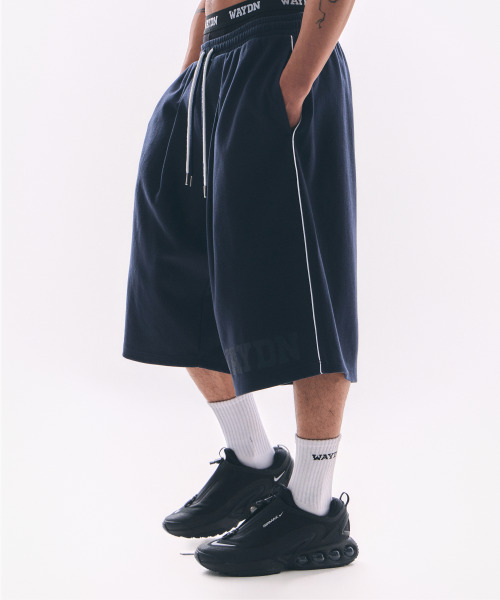 WAYDN(ウェイドゥン)の「ALI パッチシンボル バミューダパンツ ネイビー(その他パンツ・メンズ・その他・MEDIUM/LARGE/X-LARGE/XX-LARGE)」の4枚目の写真