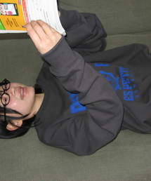 RR 1988 VINTAGE RIBBON SWEATSHIRT CHARCOAL