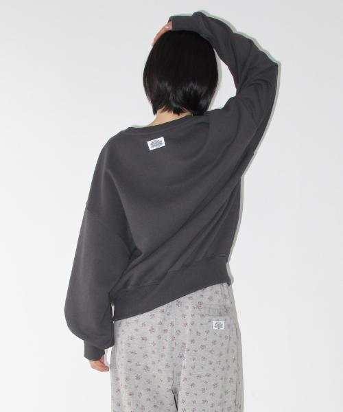 RONRON(ロンロン)の「RR 1988 VINTAGE RIBBON SWEATSHIRT CHARCOAL(スウェット・レディース・その他・FREE)」の3枚目の写真