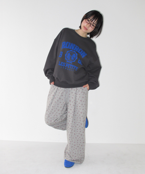 RONRON(ロンロン)の「RR 1988 VINTAGE RIBBON SWEATSHIRT CHARCOAL(スウェット・レディース・その他・FREE)」の4枚目の写真