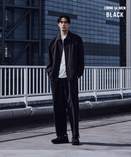 COMME CA MEN(コムサメン)の「【撥水】〔TEXBRID〕4WAYテック バルーンパンツ(その他パンツ・メンズ・チャコール/ブラック・L/M)」の11枚目の写真