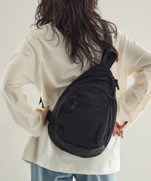 Fashion Letter(ファッションレター)の「マザーズバッグ リップストップボディバッグ(ボディバッグ/ウエストポーチ・レディース・ベージュ/ブラック/チャコールグレー/ブルー・FREE)」の8枚目の写真