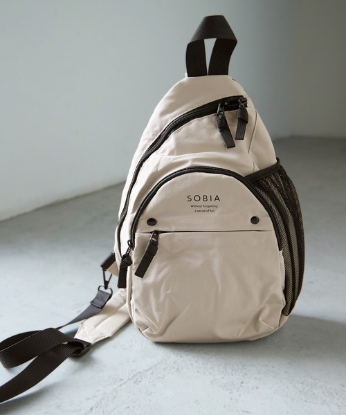Fashion Letter(ファッションレター)の「マザーズバッグ リップストップボディバッグ(ボディバッグ/ウエストポーチ・レディース・ベージュ/ブラック/チャコールグレー/ブルー・FREE)」の21枚目の写真
