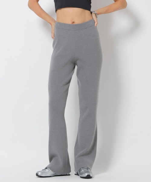 HEREIAM(ヘレイアム)の「【HEREIAM】スリムリブニットパンツ(その他パンツ・レディース・杢グレー/ブラック・SMALL/ST/X-SMALL/MEDIUM)」の5枚目の写真