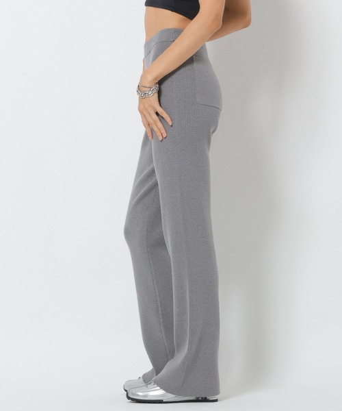 HEREIAM(ヘレイアム)の「【HEREIAM】スリムリブニットパンツ(その他パンツ・レディース・杢グレー/ブラック・SMALL/ST/X-SMALL/MEDIUM)」の6枚目の写真