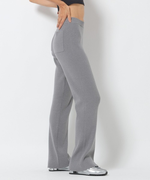 HEREIAM(ヘレイアム)の「【HEREIAM】スリムリブニットパンツ(その他パンツ・レディース・杢グレー/ブラック・SMALL/ST/X-SMALL/MEDIUM)」の7枚目の写真