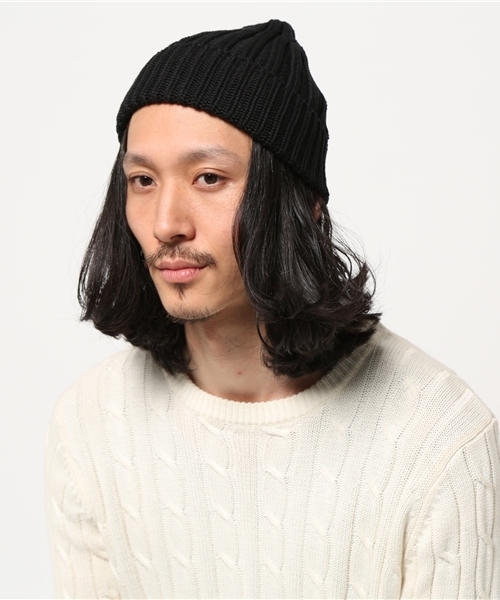 RACAL（ラカル）の「RACAL(ラカル)ニットキャップ（ニットキャップ/ビーニー・メンズ・ブルー/ブラック/ネイビー・FREE）」の7枚目の写真