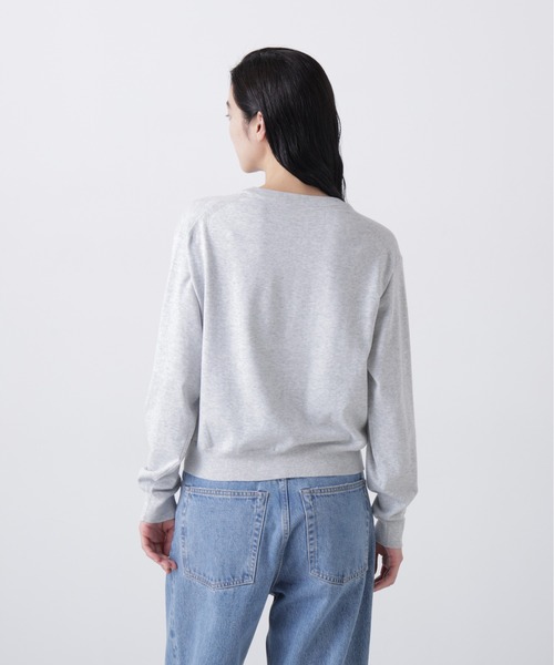 YLEVE（イレーヴ）の「YLEVE / COTTON KNIT PULLOVER（ニット/セーター・レディース・ネイビー/レッド/グレー・1）」の13枚目の写真