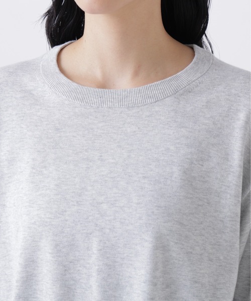 YLEVE（イレーヴ）の「YLEVE / COTTON KNIT PULLOVER（ニット/セーター・レディース・ネイビー/レッド/グレー・1）」の14枚目の写真
