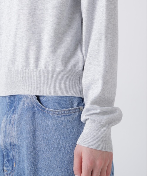 YLEVE（イレーヴ）の「YLEVE / COTTON KNIT PULLOVER（ニット/セーター・レディース・ネイビー/レッド/グレー・1）」の16枚目の写真