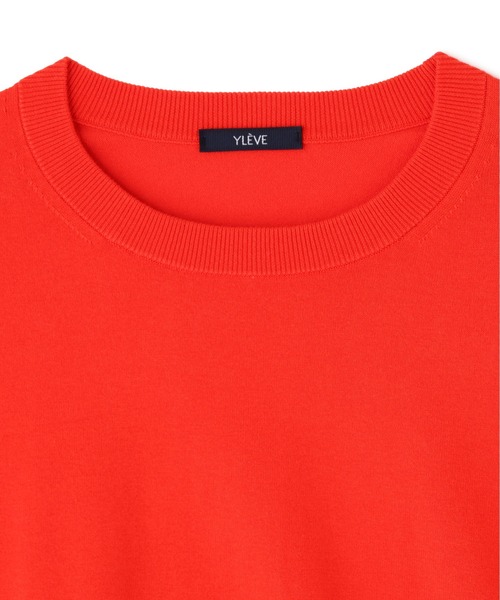 YLEVE（イレーヴ）の「YLEVE / COTTON KNIT PULLOVER（ニット/セーター・レディース・ネイビー/レッド/グレー・1）」の9枚目の写真