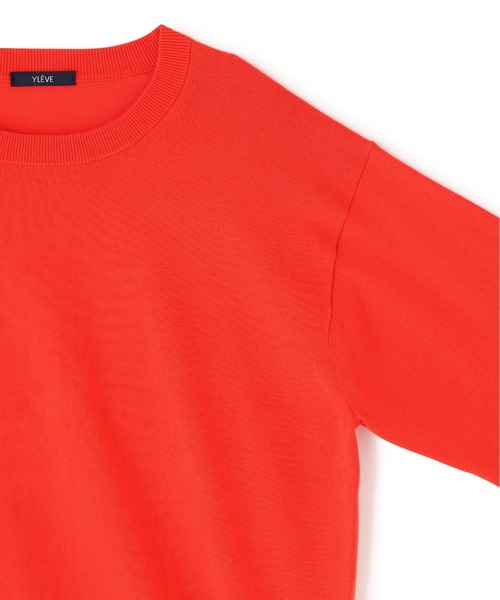 YLEVE（イレーヴ）の「YLEVE / COTTON KNIT PULLOVER（ニット/セーター・レディース・ネイビー/レッド/グレー・1）」の10枚目の写真