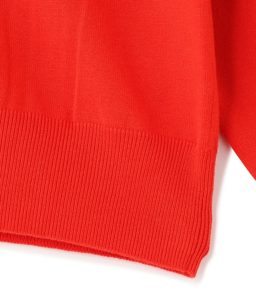 YLEVE（イレーヴ）の「YLEVE / COTTON KNIT PULLOVER（ニット/セーター・レディース・ネイビー/レッド/グレー・1）」の4枚目の写真