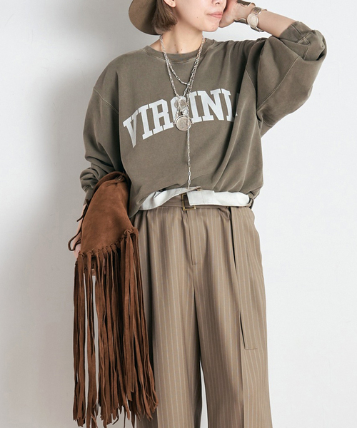 AP STUDIO(エーピーストゥディオ)の「【ALBERTOLUTI/アルベルト ルティ】CONCHO FRINGE BAG(クラッチバッグ・レディース・ブラウン・FREE)」の3枚目の写真