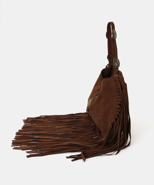 AP STUDIO(エーピーストゥディオ)の「【ALBERTOLUTI/アルベルト ルティ】CONCHO FRINGE BAG(クラッチバッグ・レディース・ブラウン・FREE)」の9枚目の写真