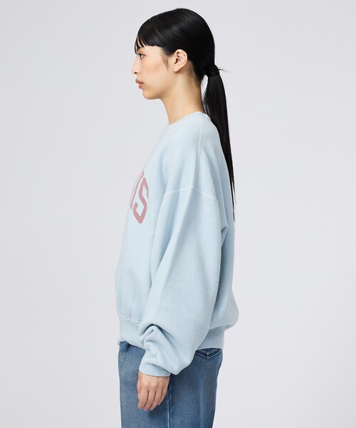 REMI RELIEF(レミレリーフ)の「【REMI RELIEF / レミレリーフ】SP加工 起毛裏毛 クルースウェット / ILLINOS(スウェット・メンズ・アイボリー/サックスブルー・M/L)」の15枚目の写真