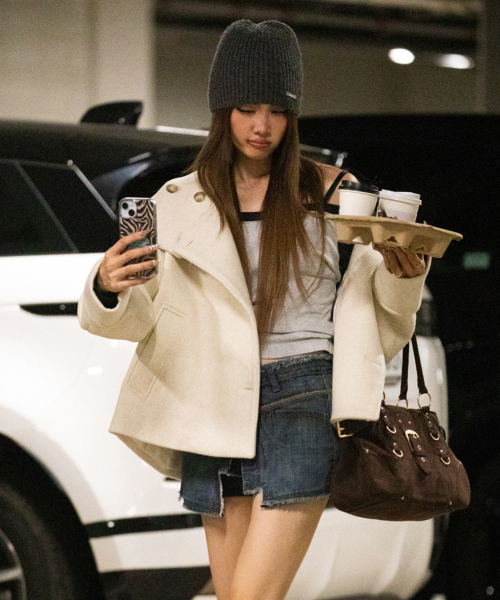 DIMANCHE(ディマンシュ)の「Double Breasted Short Coat (cream)(チェスターコート・レディース・その他・FREE)」の2枚目の写真