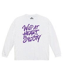 NOBOUND（ノーバウンド） 長袖Tシャツ レディース ユニセックス メッセージ ペイントライクロゴ プリント ビッグシルエット オーバーサイズ Tシャツ 長袖 トップス カットソー ストリート カジュアル