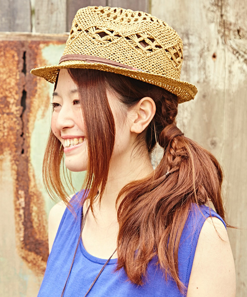 チャイハネ（チャイハネ）の「【チャイハネ】クロッシュ中折れハット（ハット・レディース・ライトブラウン/ダークブラウン・FREE）」の5枚目の写真