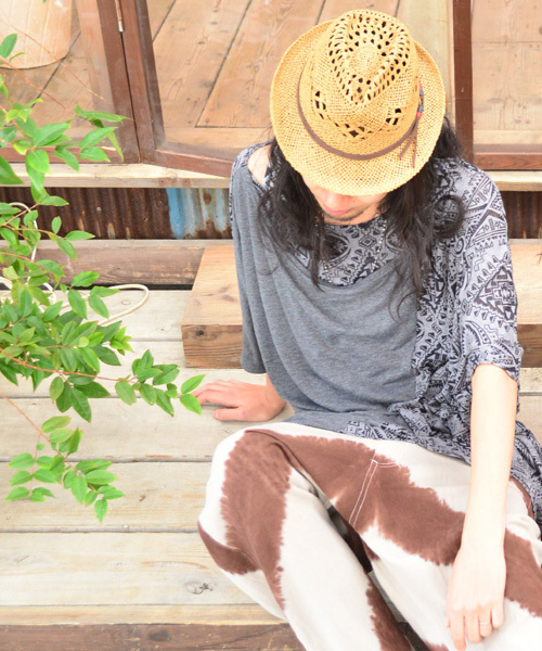 チャイハネ（チャイハネ）の「【チャイハネ】クロッシュ中折れハット（ハット・レディース・ライトブラウン/ダークブラウン・FREE）」の6枚目の写真