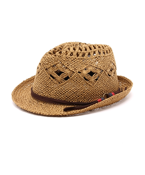 チャイハネ（チャイハネ）の「【チャイハネ】クロッシュ中折れハット（ハット・レディース・ライトブラウン/ダークブラウン・FREE）」の2枚目の写真