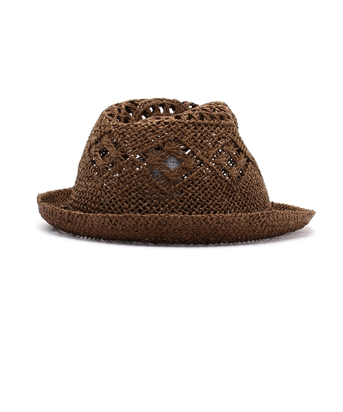 チャイハネ（チャイハネ）の「【チャイハネ】クロッシュ中折れハット（ハット・レディース・ライトブラウン/ダークブラウン・FREE）」の9枚目の写真