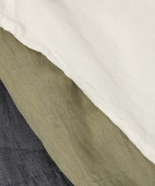 RAGEBLUE（レイジブルー）の「ペーパースキッパー7分袖/718722（シャツ/ブラウス・メンズ・ライトブルー/グリーン/ホワイト・MEDIUM/LARGE）」の13枚目の写真