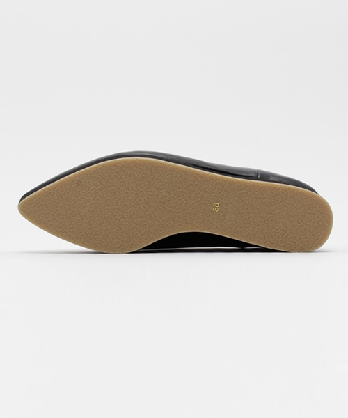 A part by（アパートバイ）の「アツゾコバブーシュ 724151 （その他シューズ・レディース・ブラック/ホワイト・38/24.5cm/37/23.5cm）」の4枚目の写真