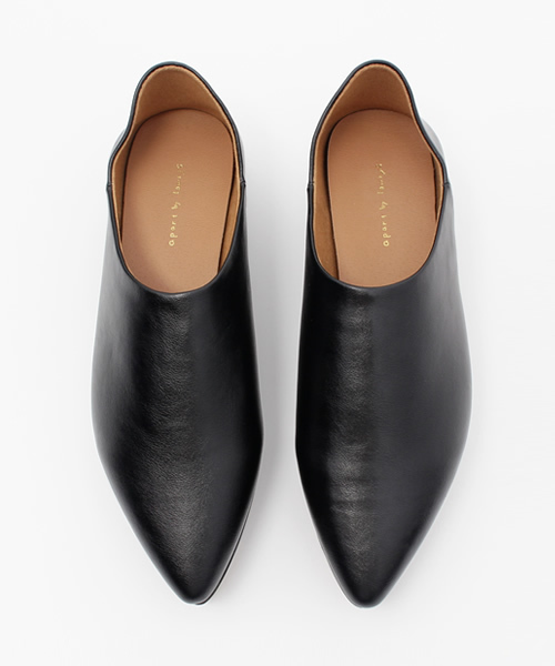 A part by（アパートバイ）の「アツゾコバブーシュ 724151 （その他シューズ・レディース・ブラック/ホワイト・38/24.5cm/37/23.5cm）」の6枚目の写真