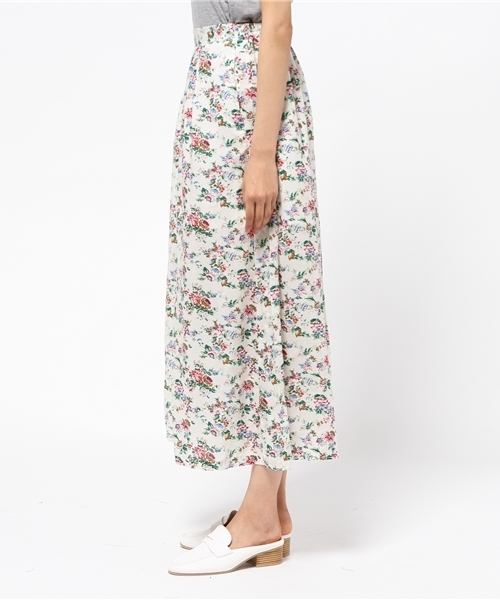 RAY CASSIN（レイカズン）の「レーヨン花柄スカーチョ（その他パンツ・レディース・ネイビー/オフホワイト・FREE）」の7枚目の写真