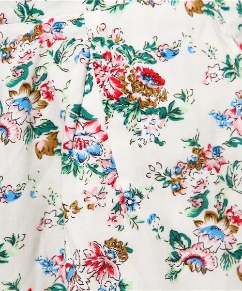 RAY CASSIN（レイカズン）の「レーヨン花柄スカーチョ（その他パンツ・レディース・ネイビー/オフホワイト・FREE）」の5枚目の写真