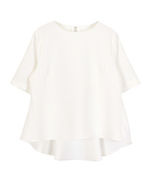 titivate（ティティベイト）の「ﾌﾚｱﾍﾑﾌﾞﾗｳｽ（シャツ/ブラウス・レディース・ホワイト/ネイビー・FREE）」の6枚目の写真