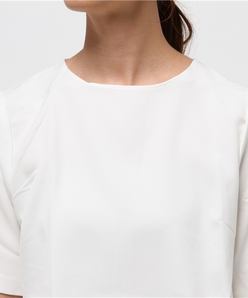 titivate（ティティベイト）の「ﾌﾚｱﾍﾑﾌﾞﾗｳｽ（シャツ/ブラウス・レディース・ホワイト/ネイビー・FREE）」の13枚目の写真