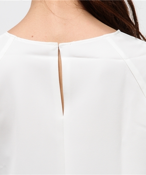 titivate（ティティベイト）の「ﾌﾚｱﾍﾑﾌﾞﾗｳｽ（シャツ/ブラウス・レディース・ホワイト/ネイビー・FREE）」の14枚目の写真