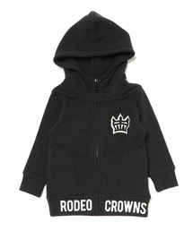 RODEO CROWNS WIDE BOWL | スソロゴ ハイネック ジップパーカー(パーカー)