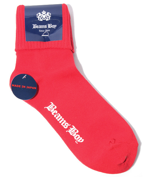 BEAMS BOY(ビームスボーイ)の「△BEAMS BOY / 折返し ソックス(ソックス/靴下・レディース・ナチュラル/ライトブラウン/レッド/イエロー系その他/サックスブルー/ネイビー/ピンク/オリーブ/ライトブルー・ONE SIZE)」の9枚目の写真